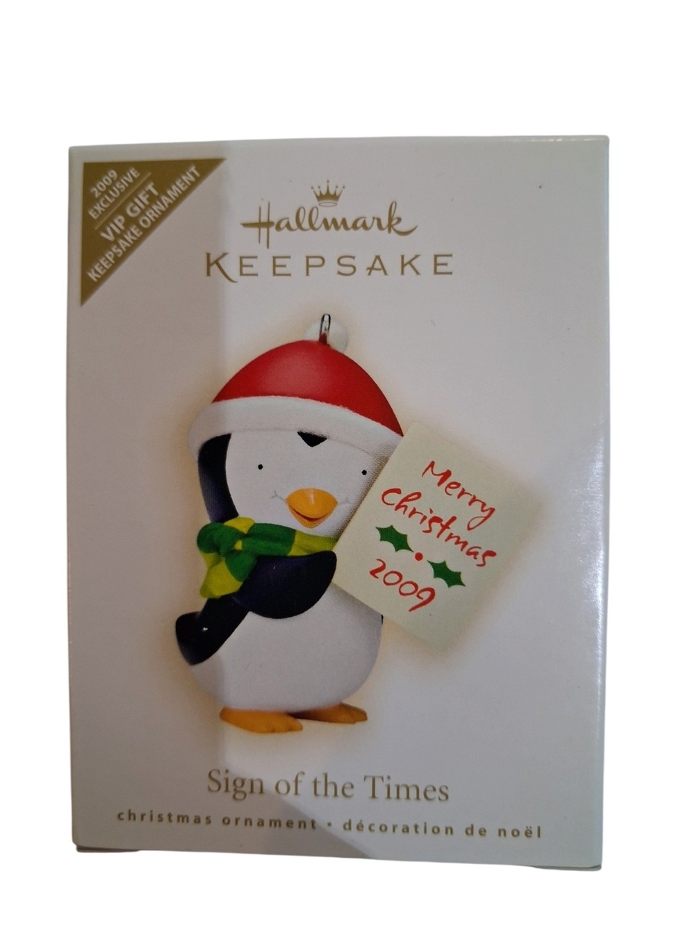 Hallmark Keepsake Penguin Sign Of Times Ornament